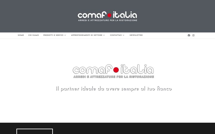 Screenshot of comafitalia.com