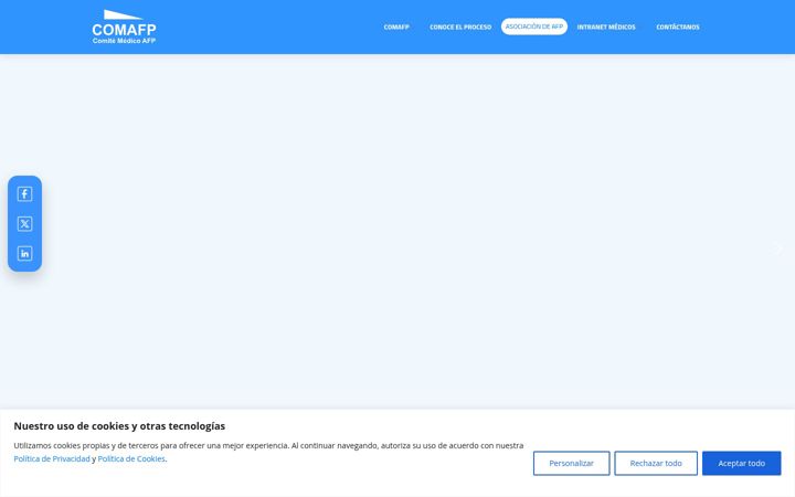 Screenshot of comafp.pe