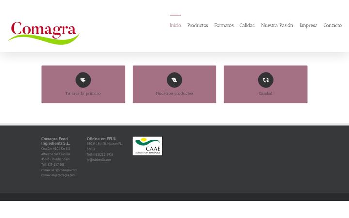 Screenshot di comagra.es