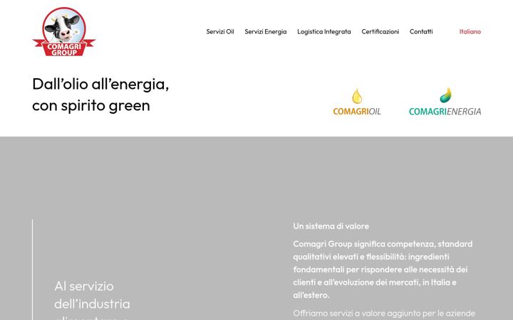 Snimka zaslona za comagrigroup.it