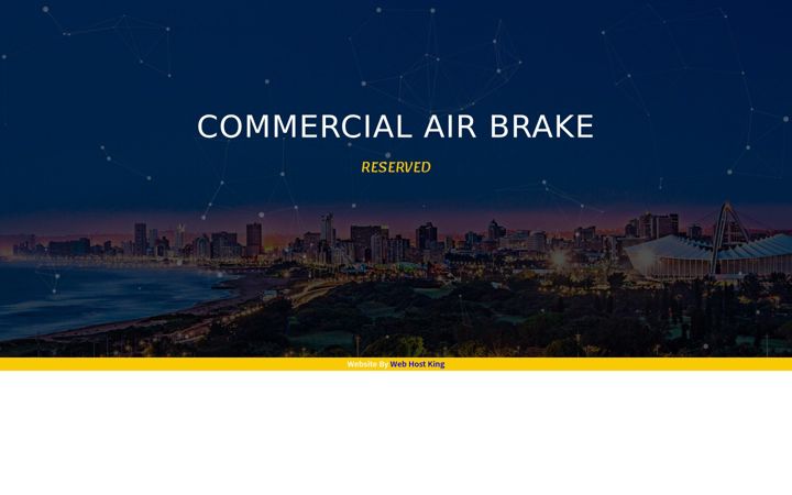 Snímek obrazovky comairbrake.co.za