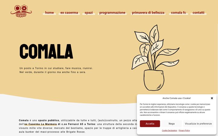 Snimka zaslona za comala.it