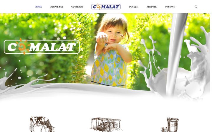 Screenshot of comalat.ro