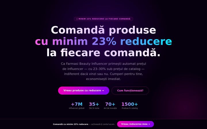 Screenshot of comanda.eu