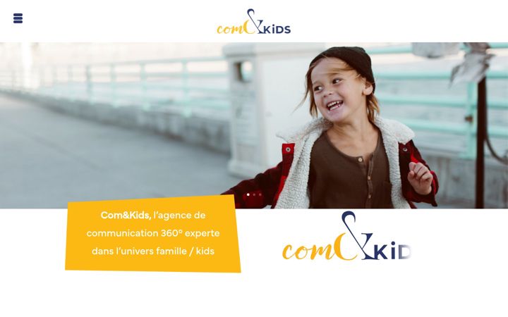 Screenshot of comandkids.fr