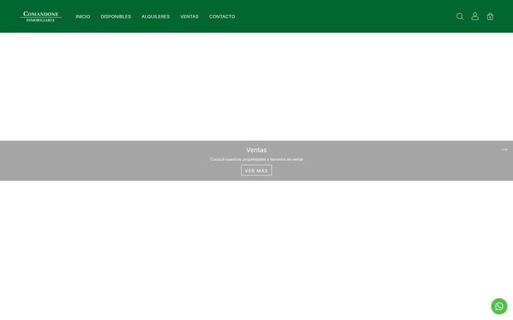 Screenshot of comandoneinmobiliaria.com.ar