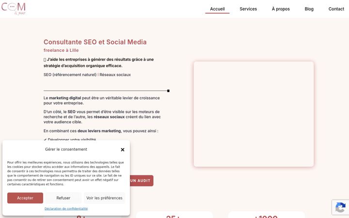 Screenshot di comandyoo.fr
