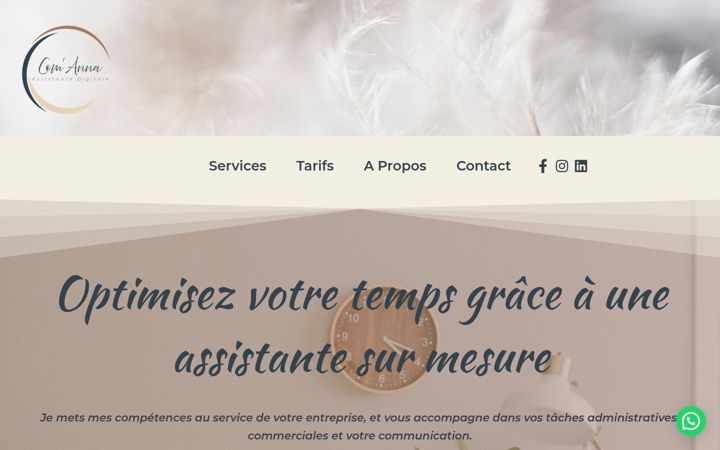 Screenshot του comanna.fr