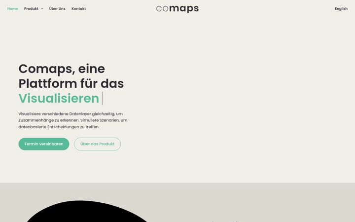 Screenshot of comaps.de
