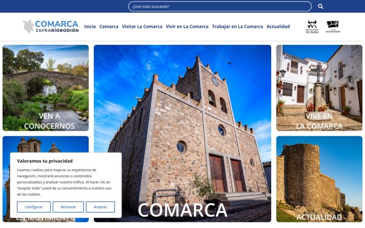 Screenshot di comarcazafrariobodion.es