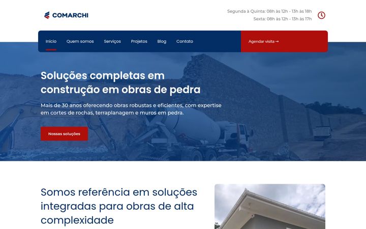 Snímek obrazovky comarchi.com.br