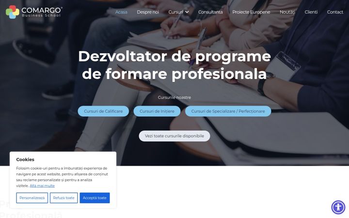 Screenshot of comargo.ro