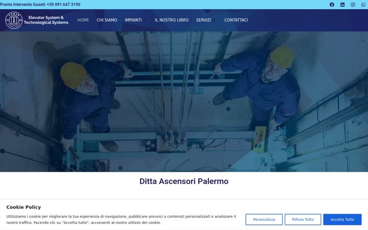 Screenshot of comarlift.it