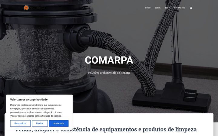 Screenshot of comarpa.pt