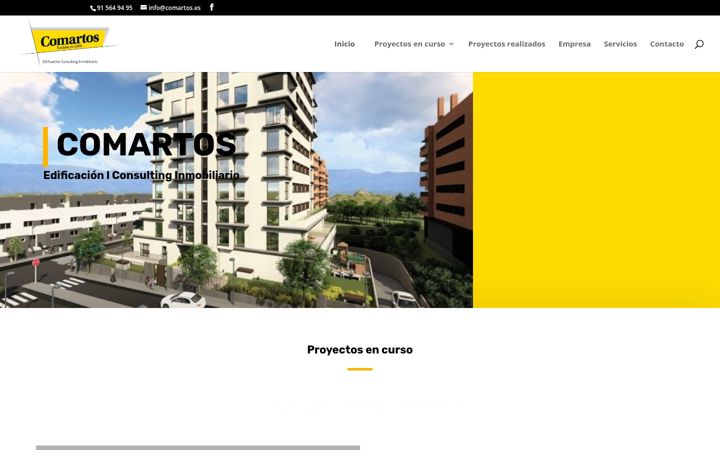 Screenshot of comartos.es