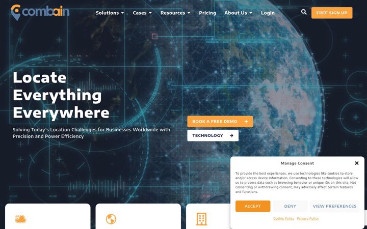 Screenshot of combain.com