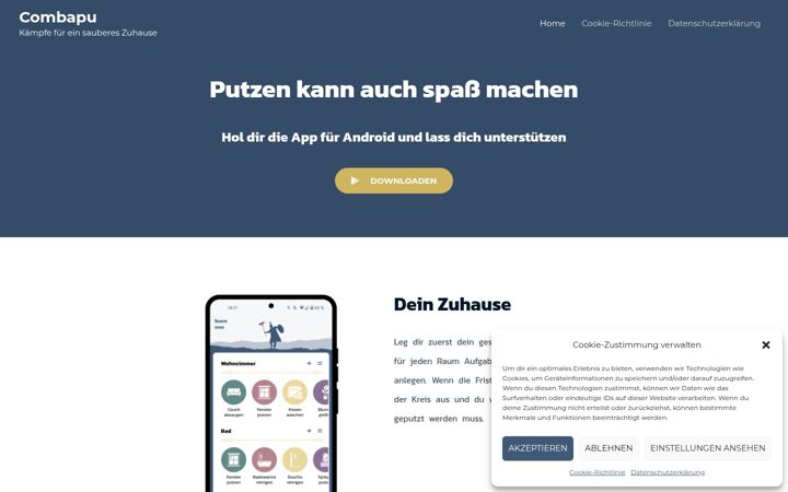 Screenshot of combapu.de