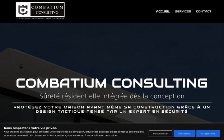 Screenshot of combativehomes.com