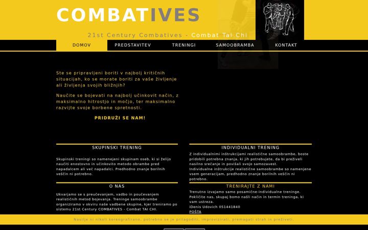 Screenshot of combatives.eu
