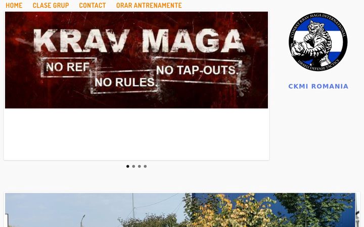 Screenshot of combatkravmaga.ro