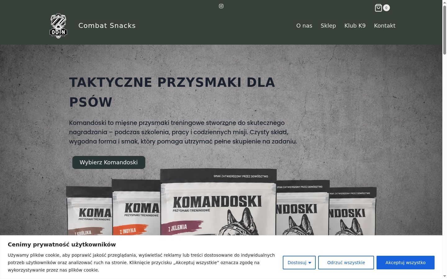 Sutikimo reklamjuostės, rodytos prieš bet kokią sąveiką, ekrano kopija