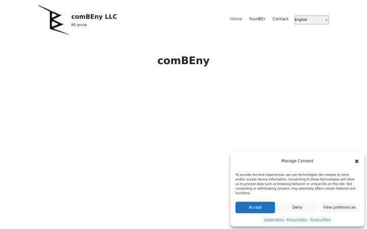 Screenshot of combeny.com