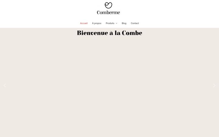 Screenshot of comberme.fr