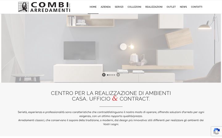 Screenshot of combi-arredamenti.it