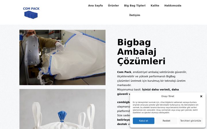 Screenshot of combigbag.com