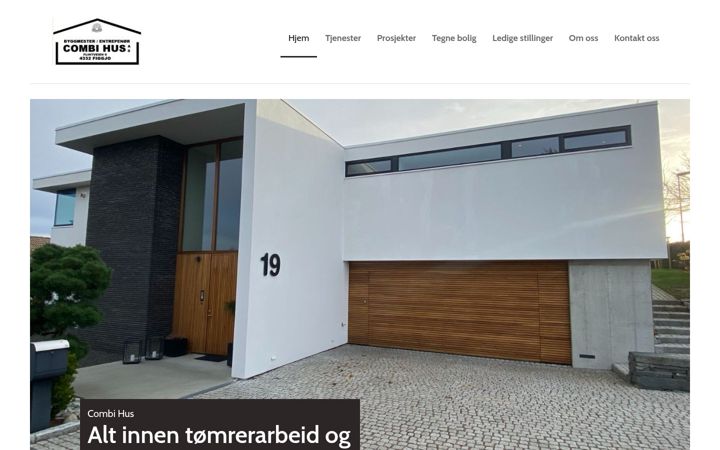 Screenshot of combihus.no