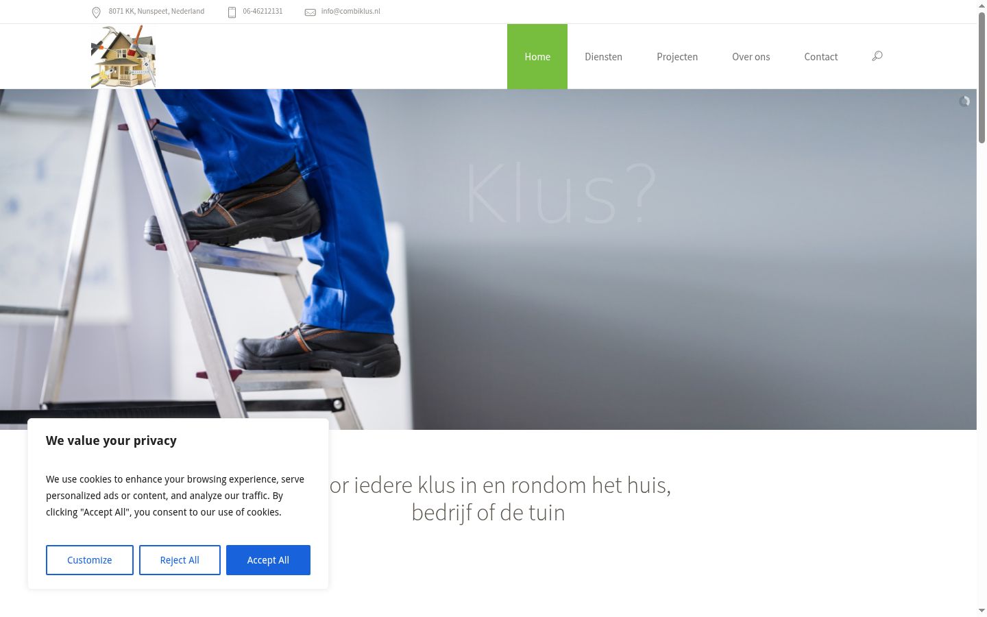 Sutikimo reklamjuostės, rodytos prieš bet kokią sąveiką, ekrano kopija