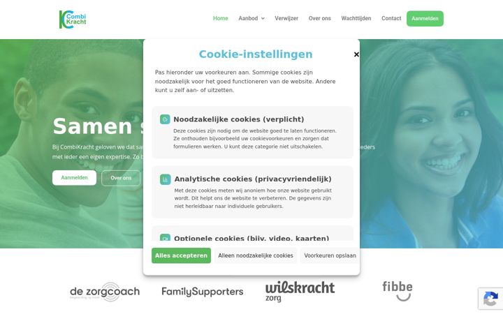 Skjámynd af combikracht-zawa.nl