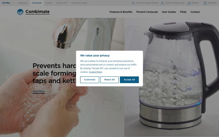 Screenshot of combimate.co.uk