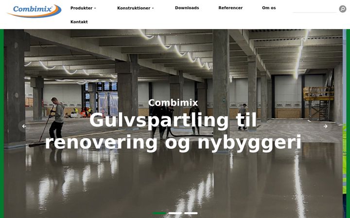 Screenshot of combimix.dk