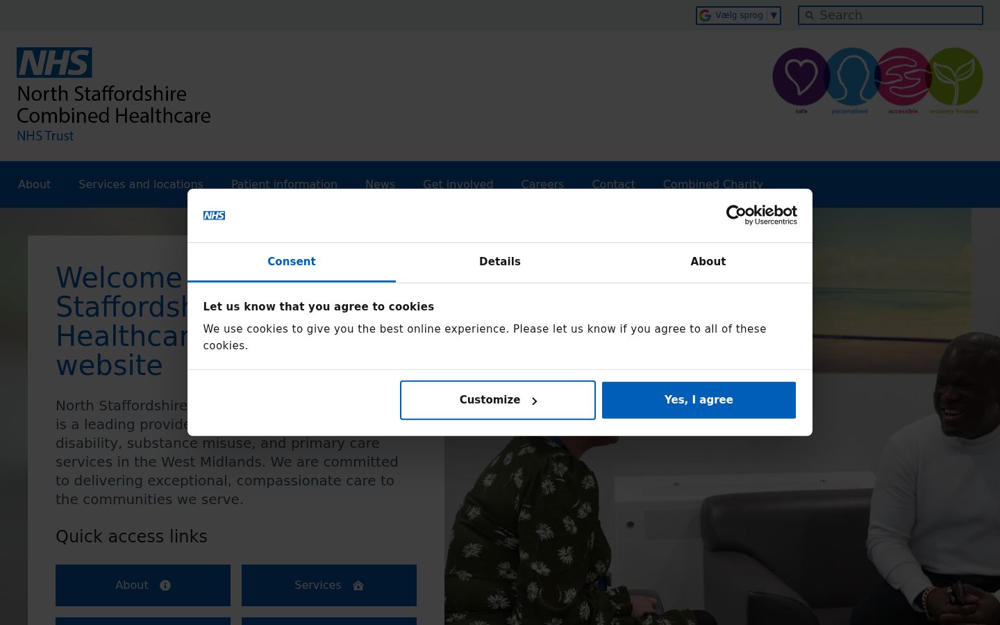 Sutikimo reklamjuostės, rodytos prieš bet kokią sąveiką, ekrano kopija