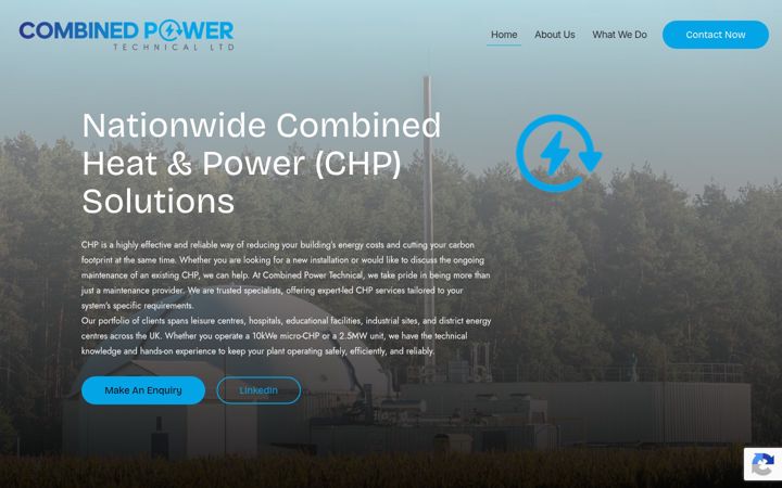 Screenshot of combinedpowertechnical.co.uk