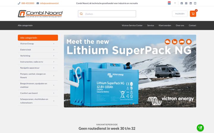 Screenshot of combinoord.nl