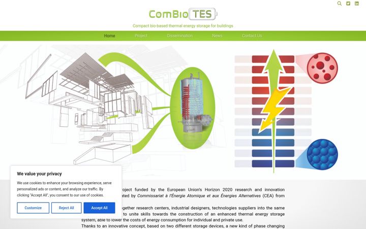 Screenshot van combiotes.eu