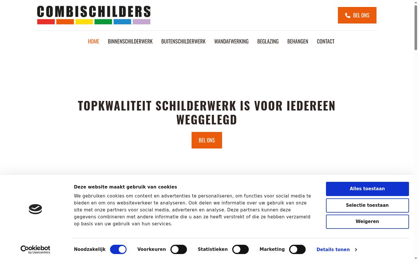 Screenshot tal-banner tal-kunsens muri qabel kwalunkwe interazzjoni