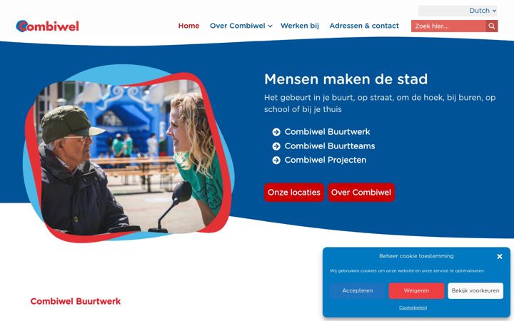 Screenshot of combiwel.nl