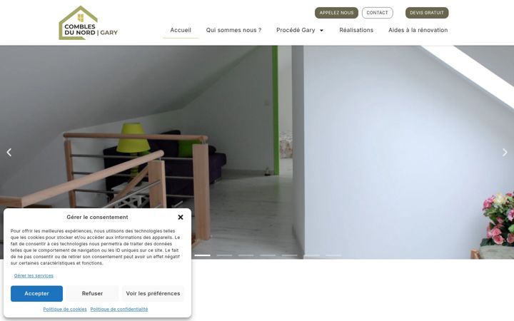 Screenshot di combles-nord.fr