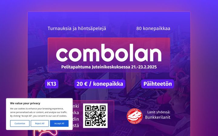 Skærmbillede af combogg.fi