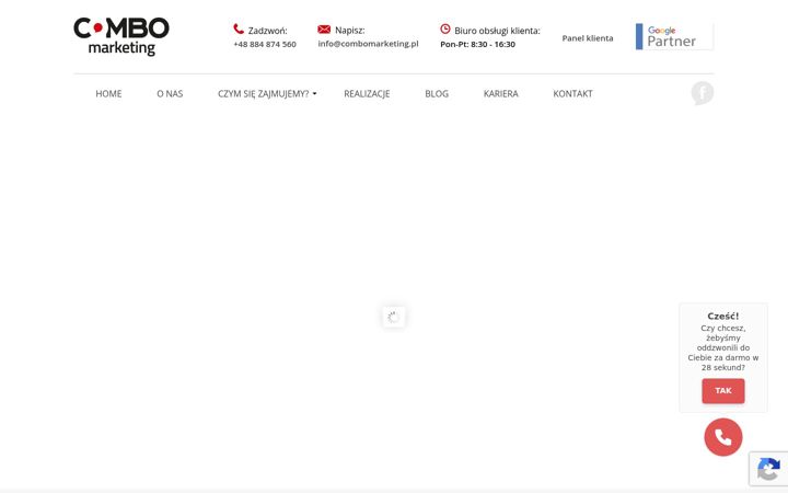 Zrzut ekranu combomarketing.pl