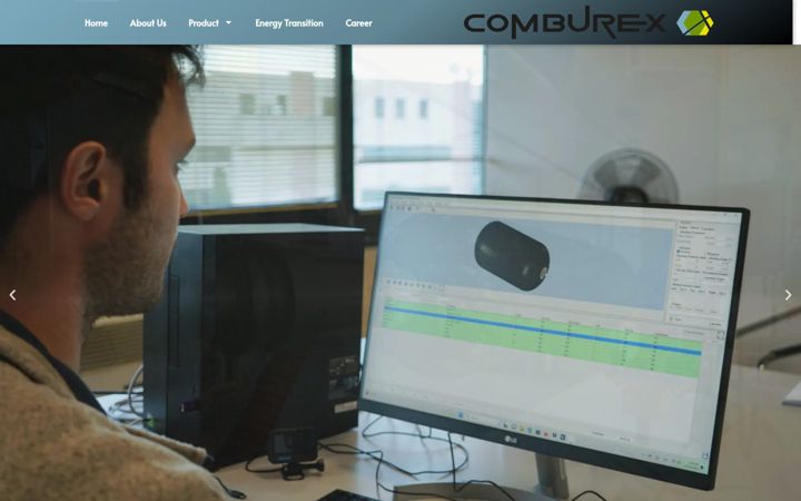 Screenshot of comburex.com