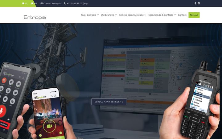 Screenshot of combus.eu
