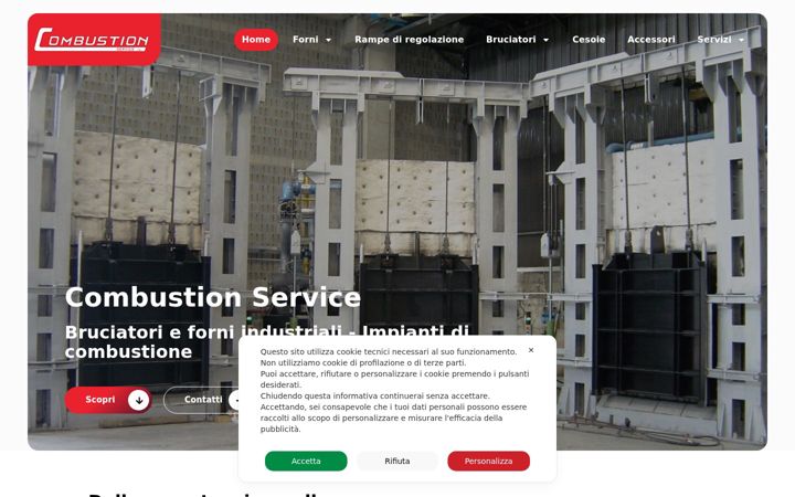 Screenshot of combustionservice.it