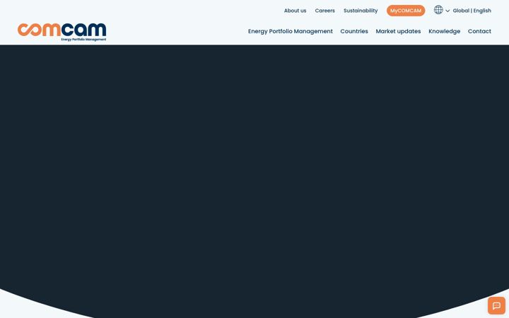 Screenshot of comcamenergy.com