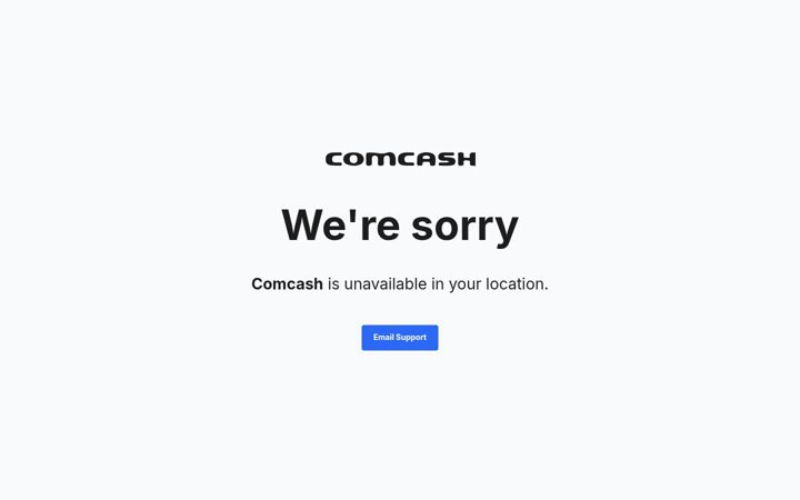 Screenshot di comcash.com