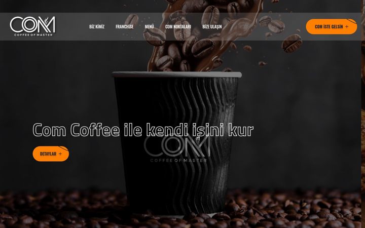 Screenshot of comcoffee.com.tr