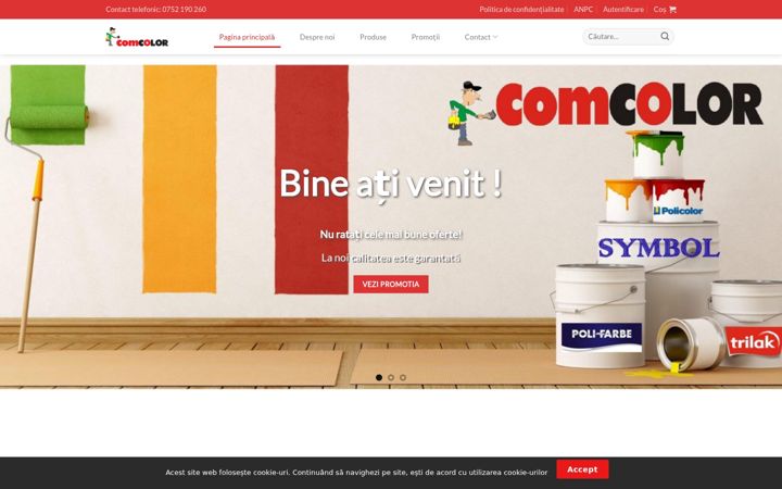 Screenshot of comcolor.ro